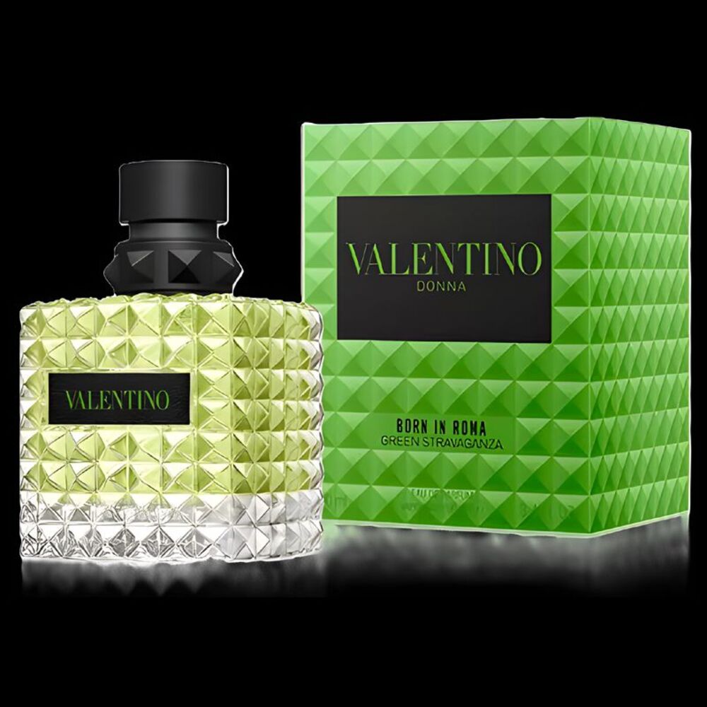 Valentino Donna Born in Roma Green Stravaganza EDP Spray for Women 3.4 oz - New - Picture 2 of 2